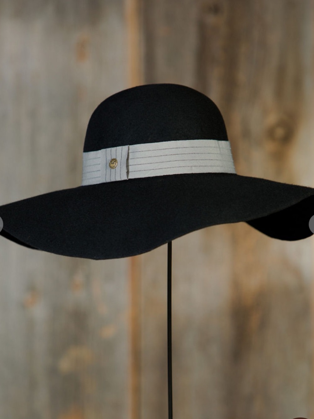 Goorin Bros Coco Wool Floppy Hat Black Size Medium